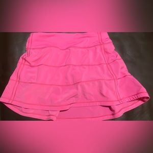 Lululemon Pace Rival Mid Rise Skirt Sonic Pink size 2